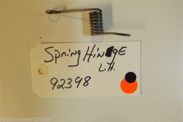 Washer 92398 Spring hindge lh used part Washer 92398 Spring hindge lh used part